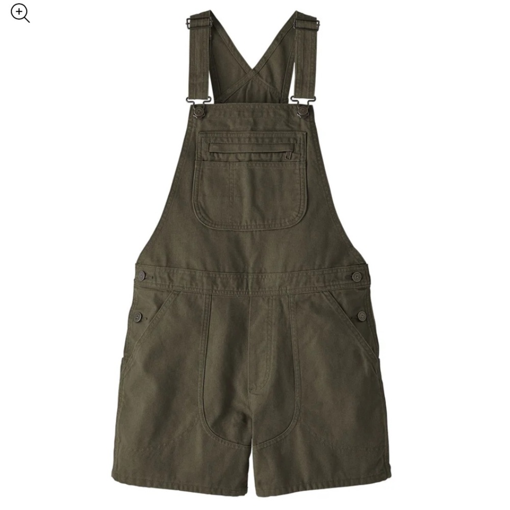 NWT Patagonia Stand-Up Women’s Overalls 5” Basin Green